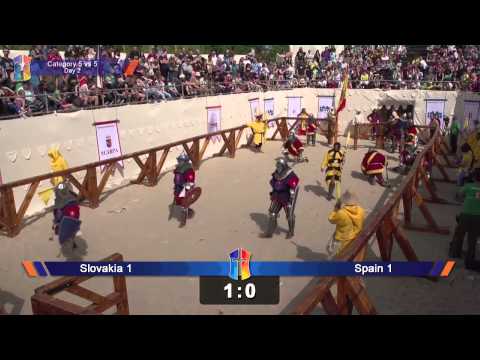 Battle of the Nations 2015 Prague Day 2 5vs5 51 fight Slovakia 1 vs Spain 1