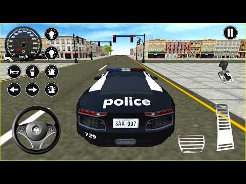 Polis arabası oyunu izle 4K || Real Police Car Driving v2 #130 - Polis oyunları 3D Android Gameplay