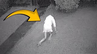 Ela não sabia que uma câmera a estava filmando