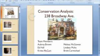 preview picture of video 'Youngstown State University Historic Preservation Program Webinar'