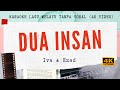 Dua Insan - Iva & Ezad I 4K VIDEO Karaoke Lagu Melayu Tanpa Vokal