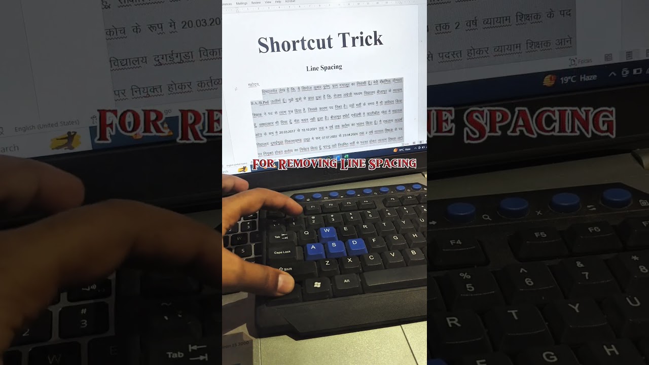 Adjust Line Spacing in MS Word Like a Pro #WordTips #FormattingHacks