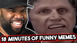 18 Minutes of FUNNY memes Reaction  - NemRaps Try Not to laugh 370