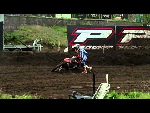 European Championship EMX125 round of Europe Race 1 Highlights - motocross