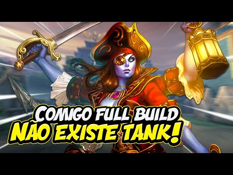 QUANDO A BUILD FICA FULL SAI DA FRENTE... TEM TANK QUE AGUENTA NÃO - ⚡ Smite BR Conquista