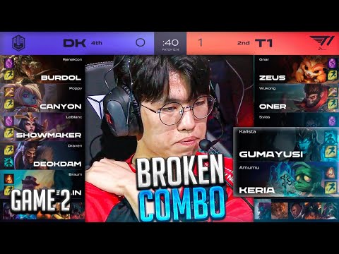 T1 STOMPEA CON EL AMUMU-KALISTA COMBO!! // T1 vs DK Highlights
