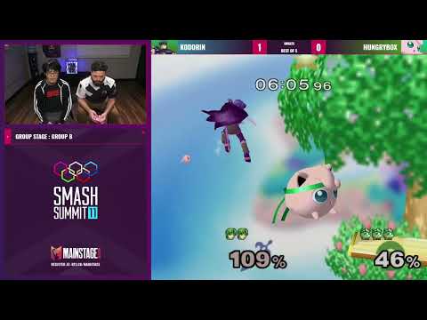 Hungrybox vs KoDoRiN - Singles Pools: Group B - Smash Summit 11 | Jigglypuff vs Marth