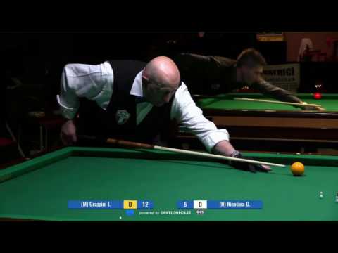 NICOTINA vs GRAZZINI - 5^PROVA BILIARDO BTP 2017 S.ANTONINO