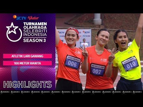 Highlights Atletik Lari Gawang 100M Wanita | TOSI Season 3