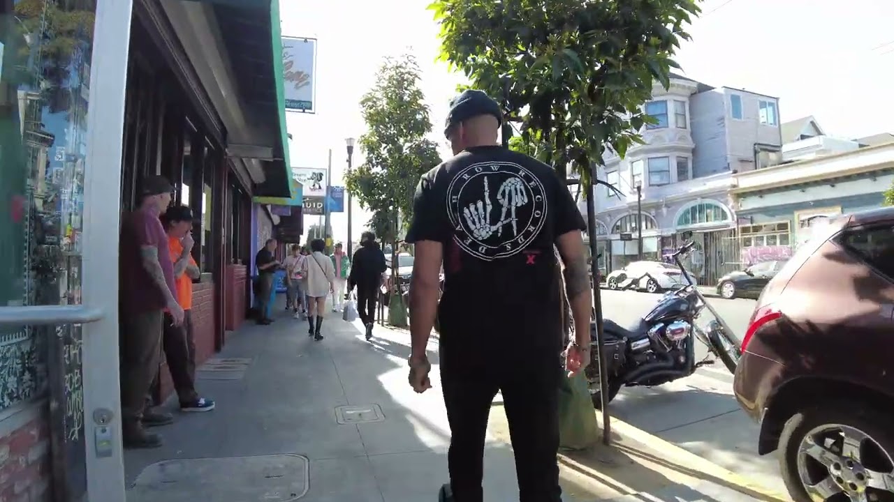 Immersive street-level walking tour through San Francisco Fisherman, United States, showcasing authentic urban landscapes, local architecture, and the vibrant atmosphere of the city's neighborhoods