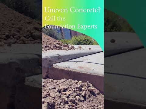 Uneven Concrete? Call the Foundation Experts