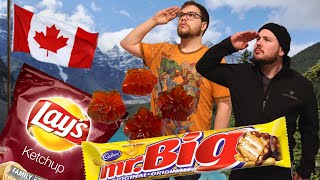 oh canada americans try canadian snacks Video