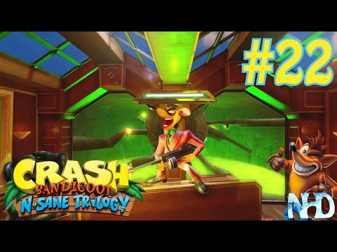 Let's Play Crash Bandicoot 1 N. Sane Trilogy (pt22) Pinstripe Potoroo (Boss)