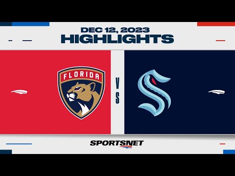 NHL Highlights | Panthers vs. Kraken - December 12, 2023