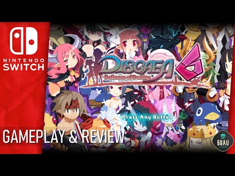 Disgaea 6: Defiance of Destiny NINTENDO SWITCH GAMEPLAY AND REVIEW | ANIME RPG | TURN BASED COMBAT