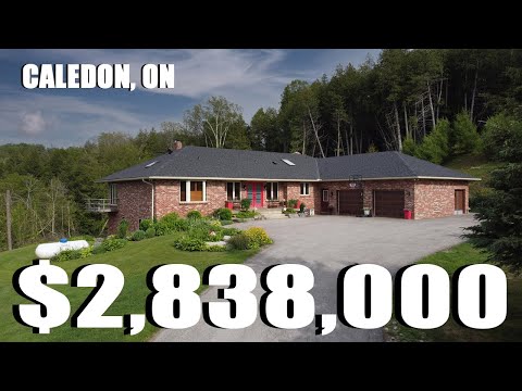 Exquisite 4+2Bdrm Bungalow On An Impressive 24 Acre Property In Caledon!!!! Home for sale!!