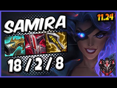 Samira vs Jhin ADC / KR Grandmaster / Patch 11.24 / Pre Season 12 ✅