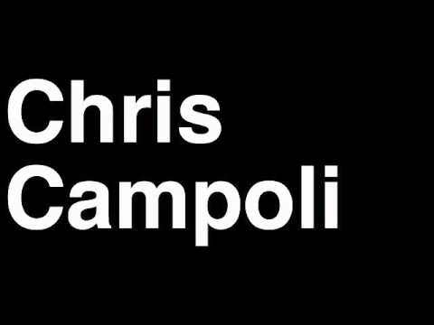 How to Pronounce Chris Campoli Montreal Canadiens NHL Hockey Player Runforthecube