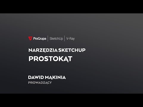 Narzędzie SketchUp: Prostokąt