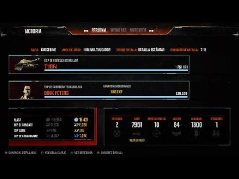 T110E4 in Kasserine:8K Damage: Wot console - World of Tanks console