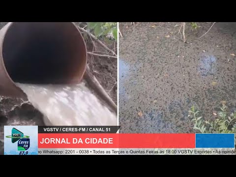 JORNAL DA CIDADE - Córrego em Bela Vista de Goiás está contaminado com substância - #633
