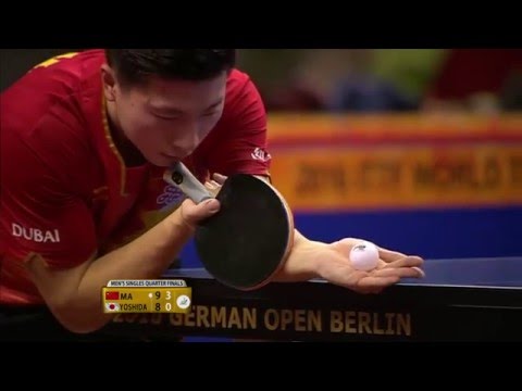 2016 German Open MS-QF Ma Long - Kaii Yoshida (full match|short form in HD)