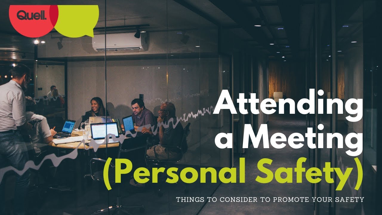 Meetings (Personal Safety / Lone Working)