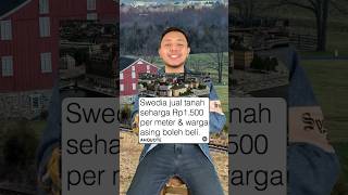 Download lagu Tanah di Swedia Rp1500 doang? Beneran gak nih? Gas kita borong? #shorts mp3