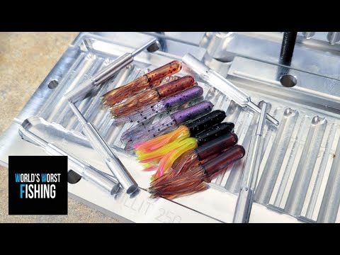 New Crappie Tube Injection Mold! Panfish Lure Making