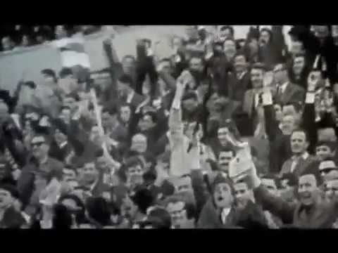 ECC 1965-66. Semi-finals. Partizan - Manchester United. Highlights.