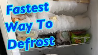 Fastest Way To Defrost A Freezer