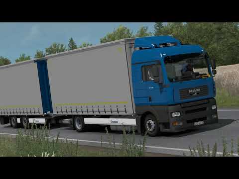 ETS2 MAN TGA 440 Riga - Rēzekne