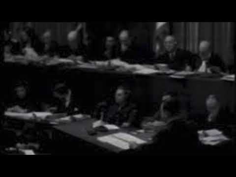 Nuremberg Trial Day 38 (1946) Herzog/Gerthoffer Black Market in France (AM)