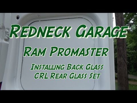2018 Ram Promaster - Installing Rear Windows - Locksmith Van Build