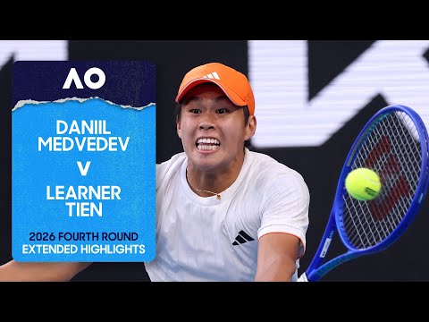 Daniil Medvedev v Learner Tien Extended Highlights | Australian Open 2026 Fourth Round