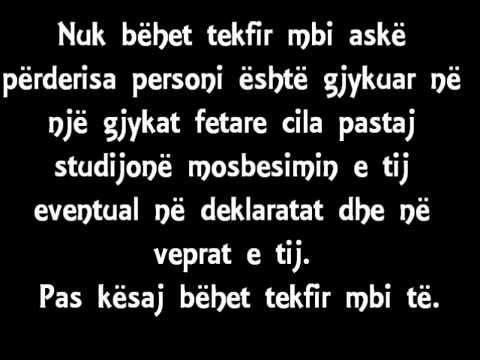 Shejh Salih El Feuzani... A lejohet kerkuesit te dijes te beje dike tekfir