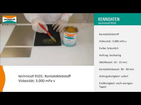 technicoll 9101 - Stahlblech mit Gummi verkleben