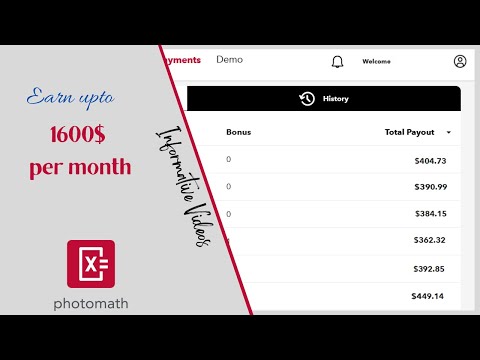 Become a Photomath expert: Earn Money online | Work from home