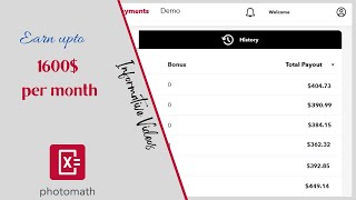 Become a Photomath expert: Earn Money online | Work from home