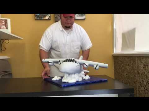 Air plane cake C-130 for Air Force Pilot