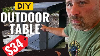 Outdoor End Tables DIY for Only $34: How to Build Your Own
