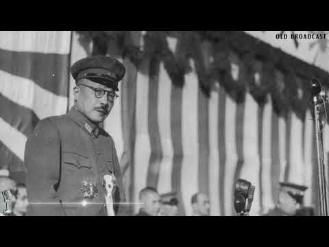 1941 Radio: Tojo Declares War on the Allies, NHK Broadcast, Dec 8, 1941