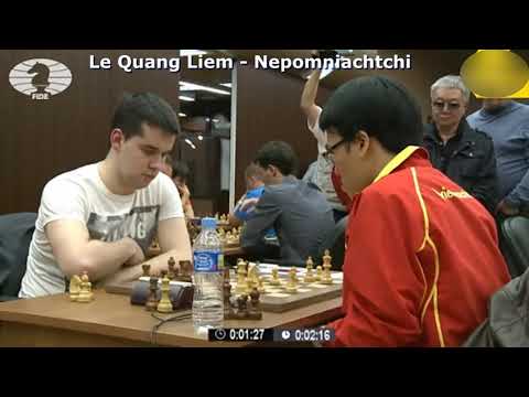 2013-06-09 R15 Le Quang Liem - Nepomniachtchi World Blitz Championship