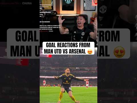 that scream for Cunha's goal 😂🔴 #manunited #arsenal #cunha #goal #reaction #premierleague