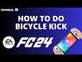 How to do a bicycle Kick in FC 24 on Nintendo Switch