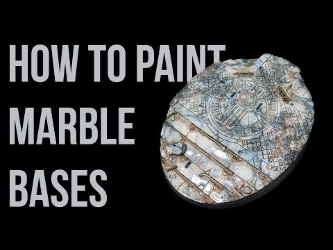 How to Paint Marble Bases - Triumph of Saint Katherine