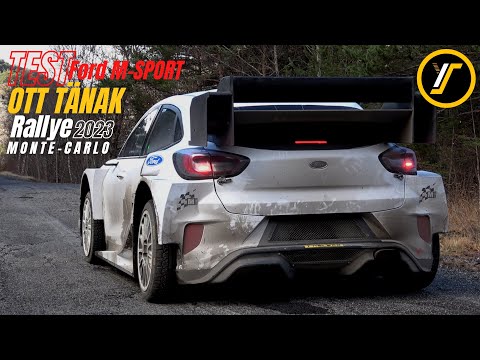 TEST WRC | Ott Tänak FORD M-SPORT | Pre-Rallye Monte-Carlo 2023