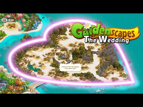 GARDENSCAPES New Acres | The WEDDING Island | Gameplay Walkthrough