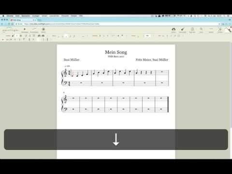 Noteflight Lektion 5 - Noten schreiben mit Maus, Tastatur, Midi-Keyboard