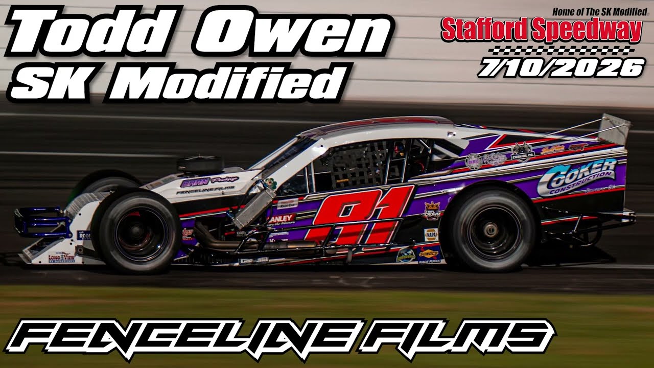 Todd Owen SK Modified at Stafford Speedway